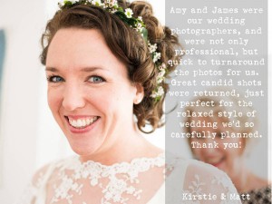 Worthy Photography Wedding Testimonial